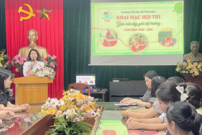 ✨ HỘI THI GIÁO VIÊN DẠY GIỎI TRƯỜNG TIỂU HỌC HỒ TÙNG MẬU NĂM HỌC 2025 – 2026 – BẢN HÒA CA TÔN VINH TÂM HUYẾT NGƯỜI THẦY ✨